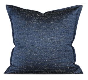 Pillow Fashion Brief Blue Jacquard Dekorative Wurfkissen/Almofadas Fall 30x50 45 50 Mann European Modern Cover Home Dekoration