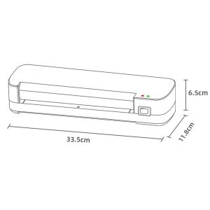 Laminatore A4 Laminator riscaldata veloce da 9 pollici per laminata veloce laminatore personale per la casa di tenuta domestica