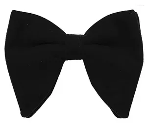 Bow Ties 12x10.5cm Stora slips Men's Cocktail Party Banquet Wedding Accessories Vintage Velveteen British Solid Color Overdized Bowtie