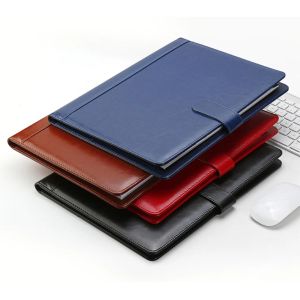 Padfolio de alta qualidade Pasta de arquivos portátil de couro PU