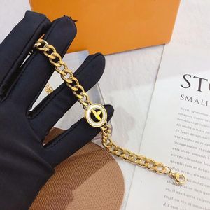Classic Brand Logo Bracelet Chain Gold Bracelet Fritillary Love Jewelry Bracelet Romantic Design Jewelry stainless steel Bracelet Designer Gift With Box