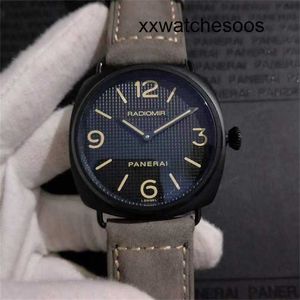 Top Clone Men Sports Watch Panerais Luminor الحركة التلقائية سلسلة Radiomir Series Size 45mm Movers