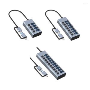 USB Hub MTIPORTS USB3.0 HUB MTIPLE Dizüstü bilgisayarlar için bir ayırıcılar Dağıtım Dağıtım Bilgisayarları Ağ Bilgisayar Aksesuarları OTQQC