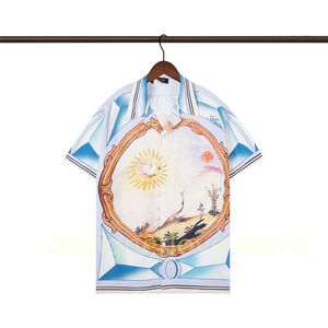 designerskie koszule koszule graficzne guziki na hawajskie bluzy na plaży plażowe bluzy kwiatowe letni kwiat amerykański w stylu Anglii Bluzy