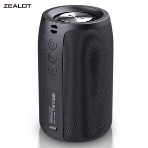 Zealot S32 Subwoofer wireless portatile stereo stereo impermeabile potente colonna per altoparlanti esterni boom box tf scheda aux audio