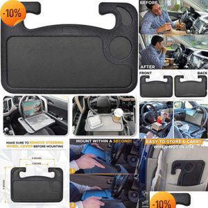 Autohalter Ladegerät Lenkrad tragbarer Laptop Computer Schreibtisch Mount Ständer Kaffee Warenboard Esstisch Zubehör Drop Deli Otaug