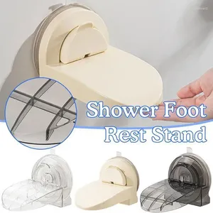 Bath Mats Shower Shave Foot Rest Durable Suction Cup Wall Mount Anti Skid Stand Auto Pedal Washing Home Interior Supplier