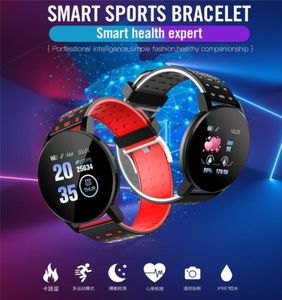 119 plus pulseira inteligente relógio homem à prova dwaterproof água sangue rastreador de fitness monitor freqüência cardíaca pedômetro6021706