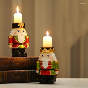 Candle Holders Ozdoby świeckie na imprezy salon kawiarnia stołowa dekretop dekoracje domowe uchwyt na Halloween Boże Narodzenie