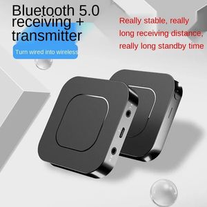 Receptor Bluetooth e Transmissor Two-One 5.0 Adaptador de 3,5 mm Adaptador de transmissor de receptor de áudio Bluetooth 10Mbps