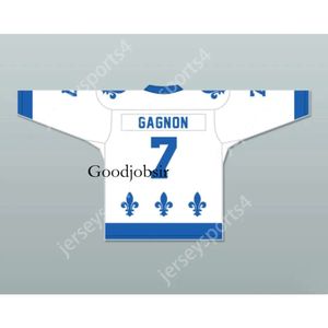 GDSIR Custom Marc Gagnon 7 Le National de Quebec Hockey Jersey- Lance et Compte New Top ed S-M-L-XL-XXL-3XL-4XL-5XL-6XL