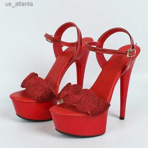 Отсуть обувь Liyke New Fashion Buctle Brap Red High Heels Sandals для женщин Свадьба выпускной выпускной Sexy Open Toe Stiletto Sandalias H240403K4R5