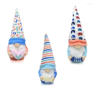 Parti Dekorasyonu Q1JB Happyaster Gnome Spring Decors heykelcik tablosu