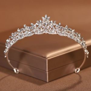 Tiara di compleanno della corona femminile da donna per copricapo di copricapo da sposa