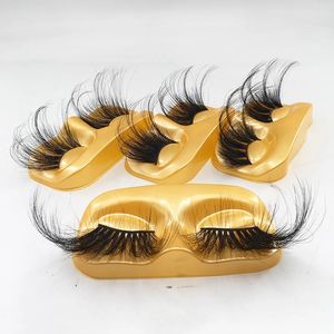 1 par 70mm Mink Lashes 3D Mink False Eyelash Super Long Apprassation Fluffy Dramatic Mink Eyelashs