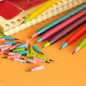 Brushes 400pcs/lot Pencil Refills Easy to Use School Office Stationery Pencil Refill for Children School Supplies Pens