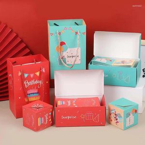 Gift Wrap Up Money Box Holiday Surprising Wish Cards With 20 Small Boxes Christmas Birthday Surprise Set