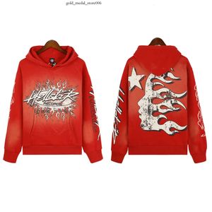 Erkek Hoodies Sweatshirts 1 Dupe Ücretsiz Nakliye Pantolon Cehennem Yıldız Gömlek Uzun Kollu Hoodie Takip Seti Hellstar 355