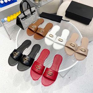 luxury shoes Women slipper flats top design Tribute Flat Sandals Lady Beach Sandal Casual Slippers Ladies Comfort Walking Shoes 35-43 withbox