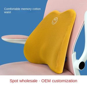 Massagem de espuma com memória de travesseiro de volta à cintura ortopédica cadeira de cadeira de carro suporte de suporte para pé de apoio