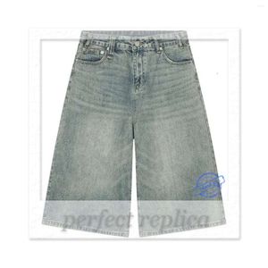 Jorts Shorts Denim Shorts Ladies Mens Shorts Мужские джинсы фирмы Blue Bedgy Jorts для мужчин Женщины негабаритные шорты средней длины девятые джинсовые штаны уличная одежда 536