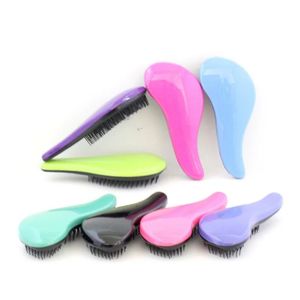 Magic Anti-Static Hair Brush Handle Tangle DETAGLING CAMCH Duschelektroplatta Massage Comb Salong Hair Styling Tool