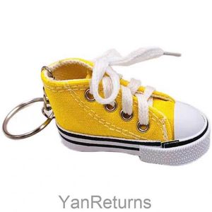 Simulated mini canvas board shoes small shoes keychains cute casual fashion bags pendants small gifts pendants