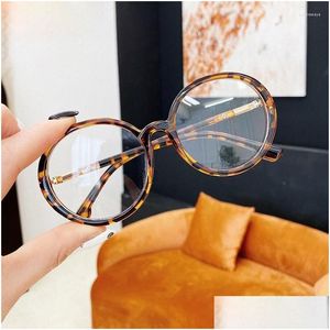 Fashion Sunglasses Frames 2022 Trend Kids Glasses Round Optical Anti Blue Light 2-8Yrs Children Spectacle Prescription Myopia N115 Dr Dh6Oa