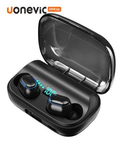 T11 TWS trådlösa hörlurar Bluetooth 50 inear hörlurar 3300mAh laddar bin Stereo öronsnäckor ipx7 sportvattentät headset PK F97536975