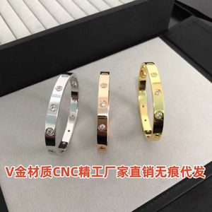 Fashion Bracelet High quality Gold High Edition Wide Ten Diamond Bracelet Precision Screwdriver Clasp Full Sky Star Bracelet Series