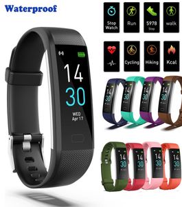 Smart armband med kroppstemperatur Vattentät fitness tracker pulsmätare samtal påminnelse bluetooth smart klocka för telefon S3358491