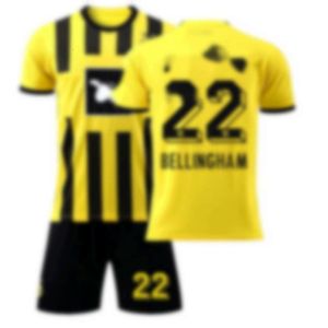 Soccer Jerseys Men's TrackSuits 2223 Dortmund Home 9 Haaland 11 Royce 22 Bellingham Jersey z Socks Football