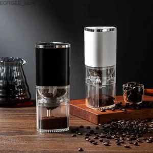 Makerzy kawy Hamilton Beach Coffee Silder Portable Electric Kiten Kitchen Fasol młynek Y240403