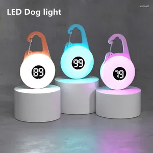 Dog Collars Energy Saving LED Light Luminous Pet Pendant Small-large Dogs Collar Accessories Supplies Correa Perro Perros Accesorios
