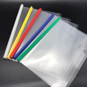 Padfolio 200pcs PVC verdicken A4 Ordner Transparent Plastikbericht Abdeckung Dokumente Einreichung der Briefpapierbüro -Schulmaterial