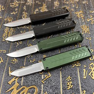 New Arrival A6722 Small Size AUTO Tactical Knife D2 Stone Wash Blade CNC Aviation Aluminum Handle Outdoor Camping Hiking Fishing EDC Pocket Knives