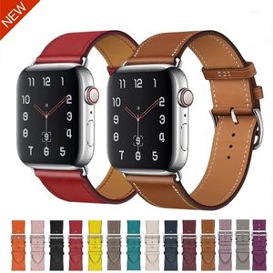 Cinturini in pelle autentica cinturini intelligenti per Apple Watch Ultra 49mm banda 41mm 45mm 44mm 44mm 42mm 38 mm Genuina in pelle vera Bracciale di orologeria Series 8 7 3 4 5 6 Strap SE