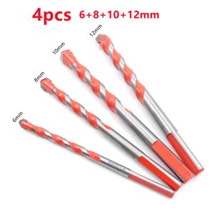 6-12mm Threaded Triangle Tungsten Steel Wall Tile Concrete Drilling Bit Household Marble Overlord Diamond Hand Electric Drill