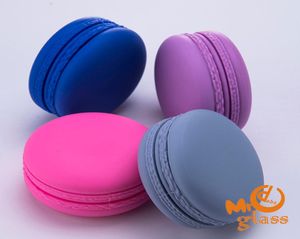 Nonstick wax container macaron silicone container grade jars dab tool storage jar oil container oil holder5987370