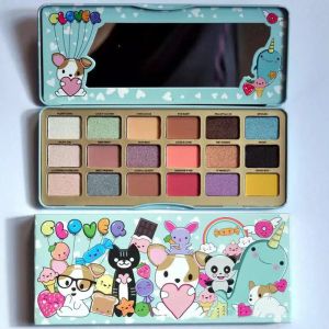 Schatten 18 Color Cartoon Lidschatten Palette wasserdichte langlastende feuchtigkeitsspendende zarte Retusche Make -up natürlicher Pigmentkosmetik