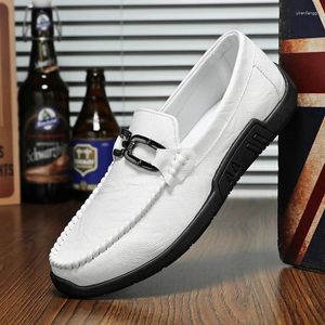 Casual Shoes Men's Leather Flats Social Moccasins Loafers For Men Footwear Luxury Slip-Ons Fashion Driving Outdoor Male