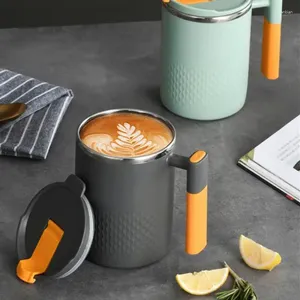 Bugs Cup Edelstahl Sicherheitsmaterial Anti-Fall-Wärmeisolierung und staubdichtes Tasse gegen den Ablauf mit Deckel mit großer Kapazität Kaffee
