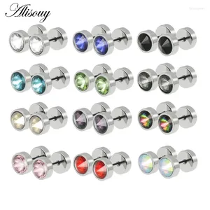 Stud Earrings Alisouy Studs Ear Piercing SteelStuds Tragus Cartilage Body Jewelry Unisex Men Women