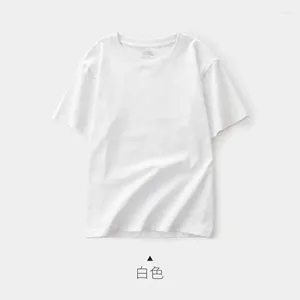 Kvinnors T -skjortor Combed Cotton Tees Solid Tops Woman Man Custom Team Uniform Clothes Summer Brand Herr Tshirts