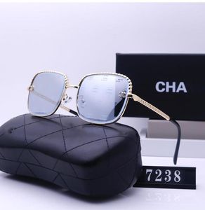 Chanelis Designer Sonnenbrille für Frauen Männer Luxus Rechteck Sonnenbrille Outdoor Beach Herren UV400 Brille täglich Freizeit als Geschenk mit Designertaschen