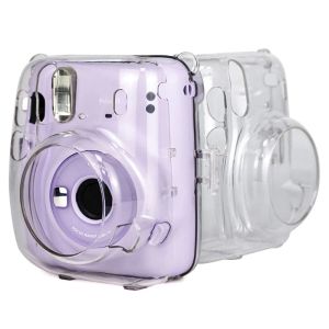 Хранение камеры для переноски сумки для сумочки для Instax Mini 11/Mini 12 Photo Magn Прозрачная защитная крышка с набором наклеек ремня