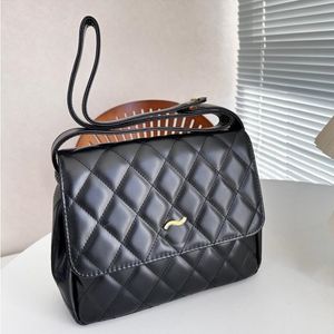 Oryginalny skórzany luksusowy designerka torba komunikacyjna moda moda crossbody torebka na ramię na ramię pikowana torebka torebka duża diament