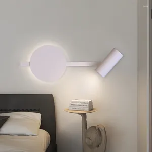 Vägglampa Modern stil monterad Nicho de Parede Led Applique Candles Korean rum Dekor Ljus för sovrum