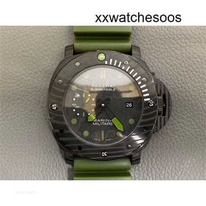 أفضل استنساخ الرجال الرياضة ساعة Panerais Luminor حركة الحركة التلقائية في الياقوت حجم المرآة 47 ملم watchband 8z5d