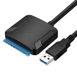 USB 3,0 в SATA 3 Кабель SATA в USB -адаптер Преобразование кабелей поддержка 2,5/3,5 дюйма внешнего жесткого диска SSD Адаптер SSD